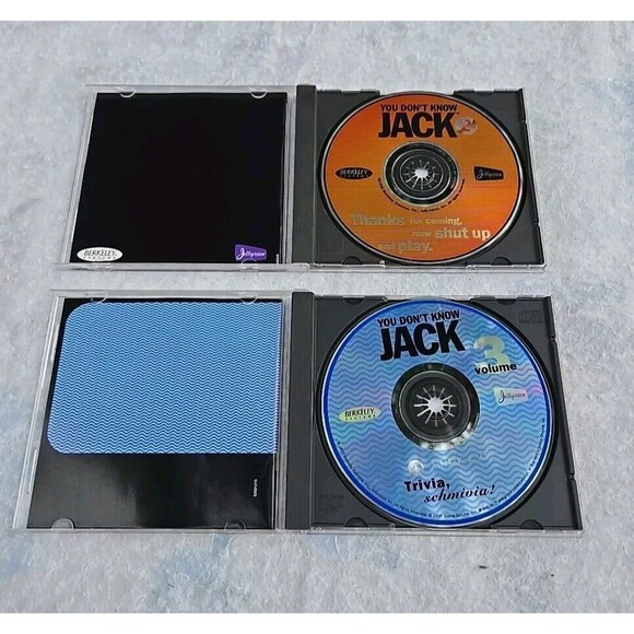You Don't Know Jack Volumes 2 & 3 PC CD ROM Vintage Trivia Games Lot Of 2 Game - Picture 6 of 10